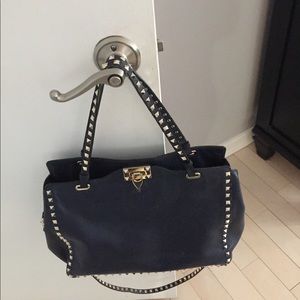 Valentino rock stud large tote